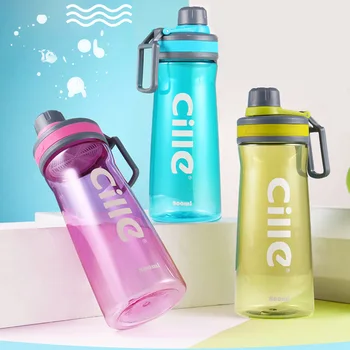 

CILLE Adult Sport Water Bottle 1300ml Travel Cup With Tea Infuser Large Water Tumbler Men Women Hiking Camping Tour Bottle