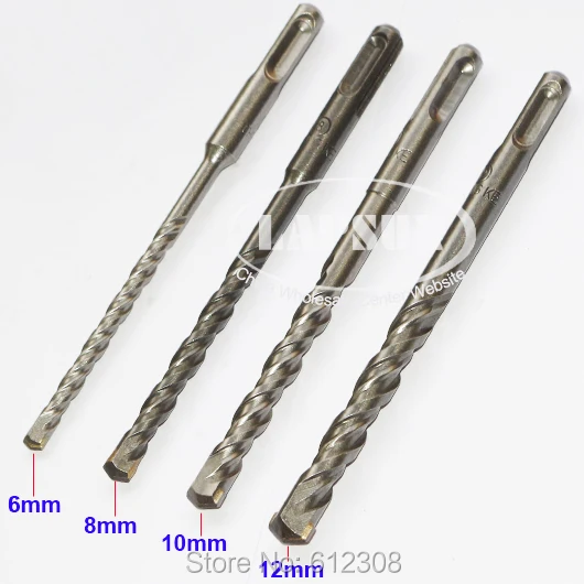 4pc Set 150mm Sds Plus Tungsten Carbide Spear Point Drill Bit F 4pc Set 150mm Sds Plus Tungsten Carbide Spear Point Drill Bit F Ceramic Tile Marble Concrete Cement Stone Wall 6mm 8mm 10mm 12mm In Bits From Tools On