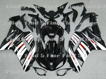 

black white red for KAWASAKI Ninja ZX-6R 07-08 ZX6R 07 08 ZX6R 636 2007-2008 ZX 6R 2007 2008 ABS fairing kit