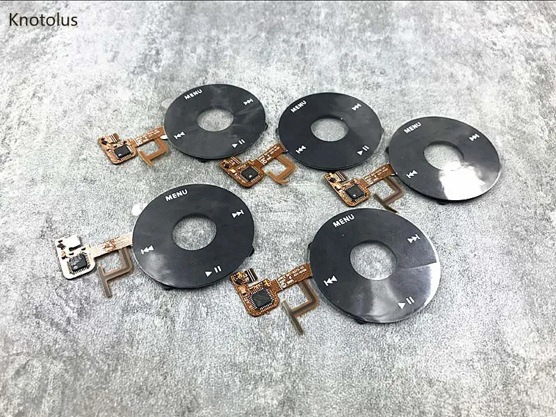 knotolus wholesale 5pcs black color clickwheel click Wheel flex ribbon cable for iPod 5th gen video 30gb 60gb 80gb | Электроника