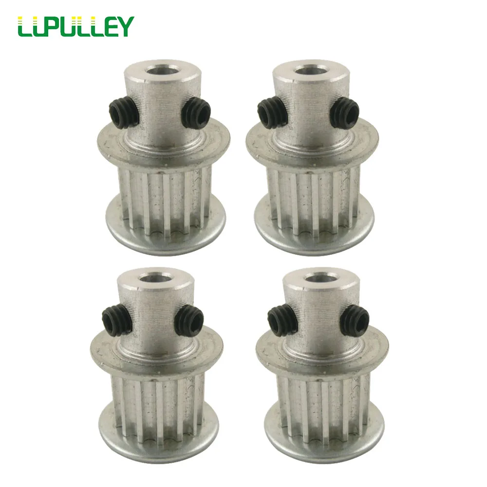 LUPULLEY 4 шт. 3 м 15 т 11 мм ширина шкива синхронизации 3 мм шаг 4 мм/5 мм/6 мм/6,35 мм/7 мм/8 мм диаметр ремня ГРМ