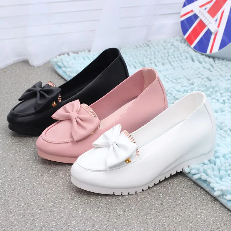 

Jenny Princess summer new peas shoes female Korean version of the wild flat casual shoes