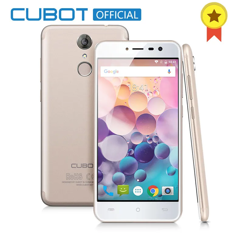 

Original Cubot Note Plus 3GB RAM 32GB ROM Android 7.0 5.2" FHD Smartphone 16MP 2800 mAh MT6737T Quad Core Fingerprint Telephone