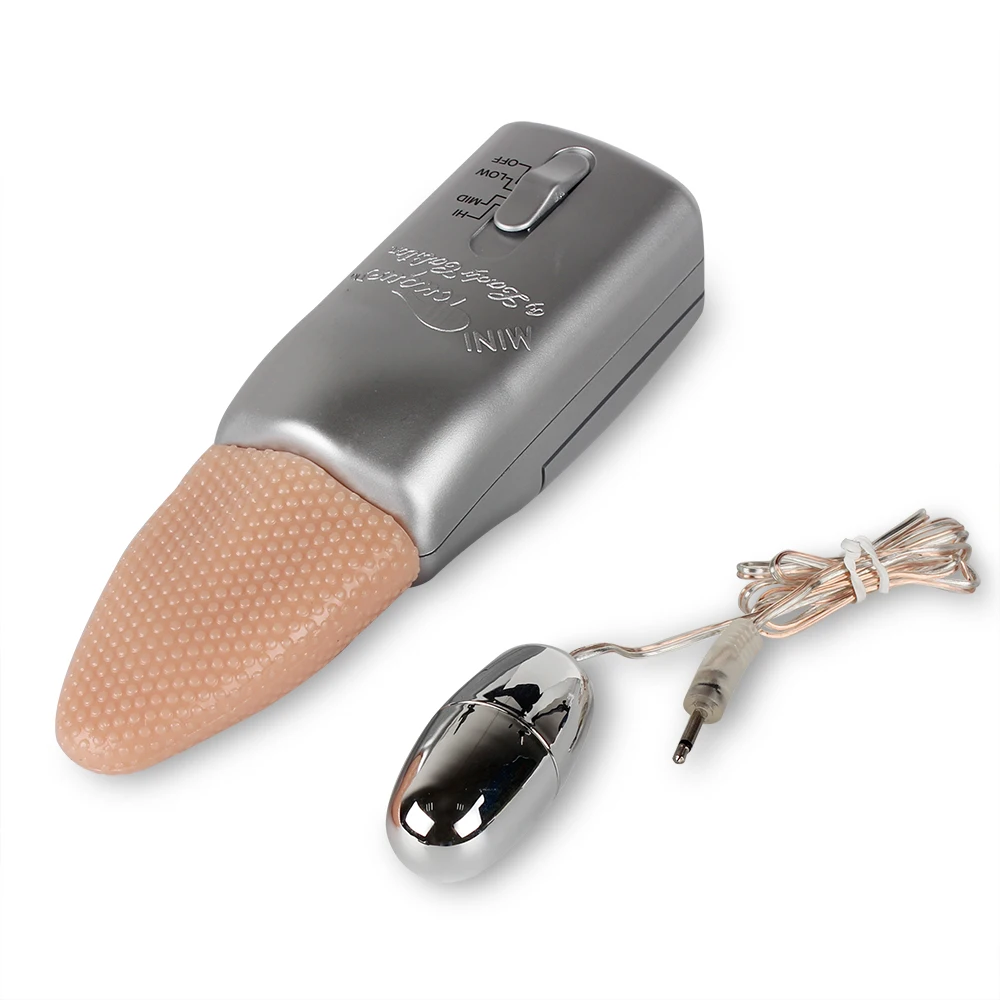 IKOKY Female masturbation Oral Sex Massager 3 speeds Clitoris Stimulator Silicone Tongue Vibrator Sex Toys for Woman 3