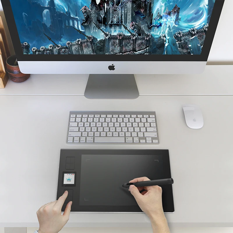 Huion DWH69 Беспроводной Графика рисунок Планшеты профессиональные Подпись дети
