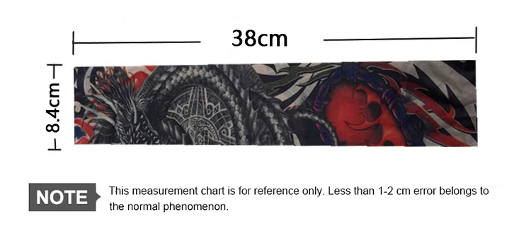Эластичный татуировки рукавом 1 шт. Мужская рука чулки, поддельные татуировки рукава Временная Поддельные слипоны рукоятки татуировки