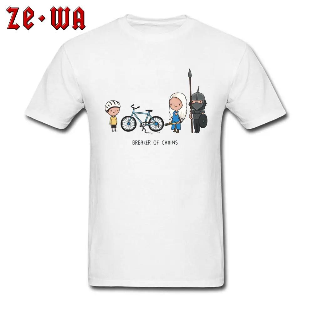 Fashionable Breaker of chains -766 Short Sleeve Top T-shirts Summer Round Collar Pure Cotton Tops & Tees for Men T-shirts Design Breaker of chains -766 white