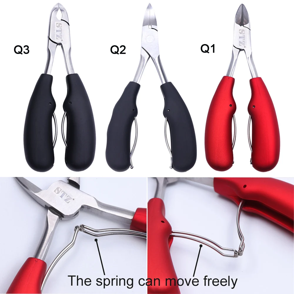 1PC Podiatry Nail Clippers Nail Correction Nippers Clipper Cutters Dead Skin Dirt Remover Stainless Steel Knife Pedicure JIQ1-8