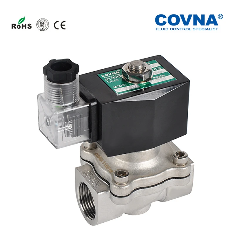 2W21 Series Solenoid Valve Stainless Steel 304 DN20 Directing Acting