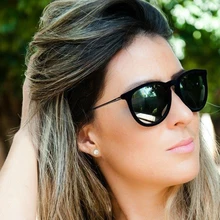 Новинка! Солнцезащитные очки для женщин и мужчин, фирменный дизайн, кошачий глаз, солнцезащитные очки, звездный стиль, защита от лучей, солнцезащитные очки