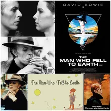The Man Who Fell to Earth (1976) David Bowie Vintage Retro Matte Kraft Paper retro Poster Wall Sticker Home Decora 42X30cm the man who fell to earth original soundtrack recording 2 cd