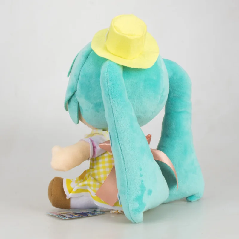 Аниме Хацунэ Мику плюшевая игрушка кукла мягкая чучела Хацунэ Мику куклы мультфильм плюшевый персонаж фильма Дети День рождения Kawaii подарок