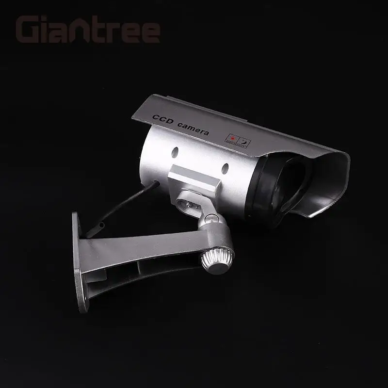 Giantree Солнечный Мощность имитация высокого Моделирование видеонаблюдения Манекен Поддельные Камера Высокая моделирования полушария красный светодиод