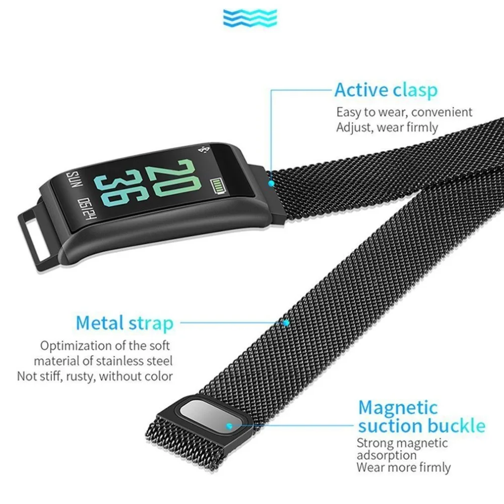 Timethinker R02 Смарт часы браслет Для женщин сердечного ритма крови Давление PPG Фитнес