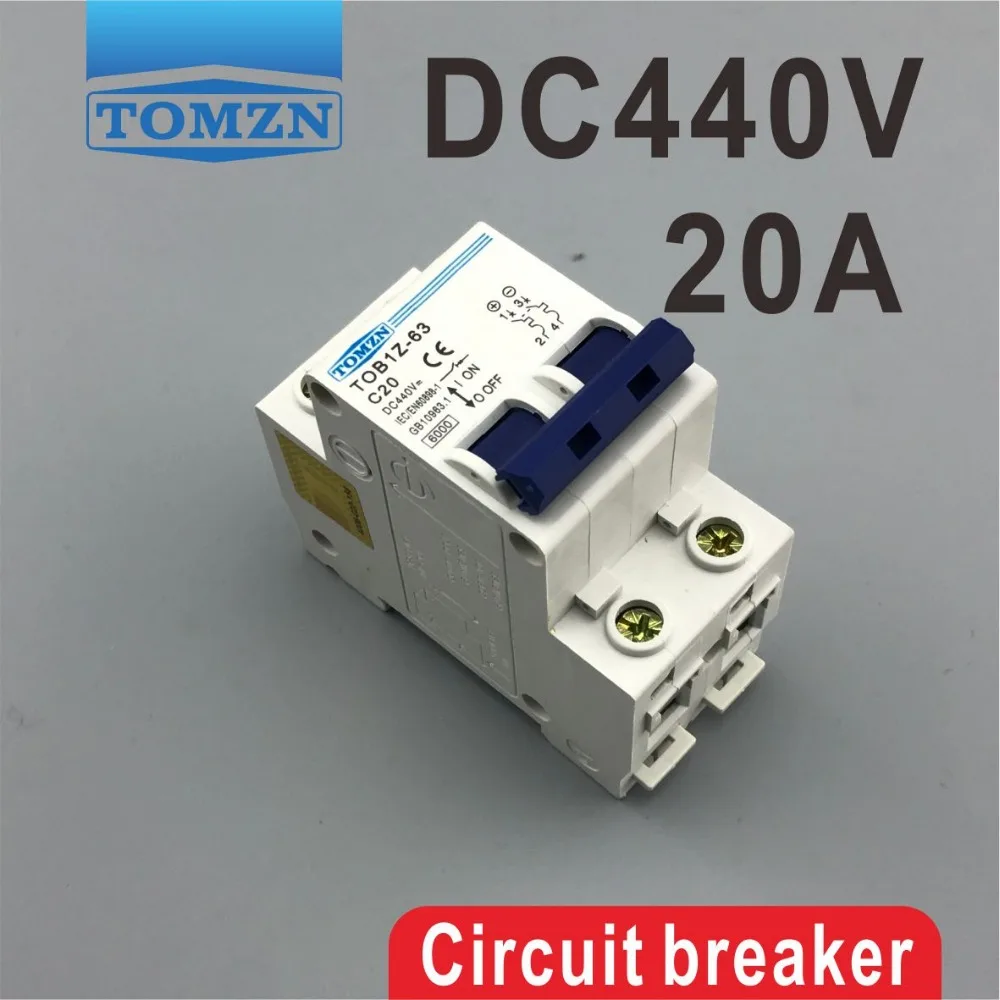 2P 20A DC 440V автоматический выключатель постоянного тока MCB|mcb breaker|mcb circuit breakerbreaker machine