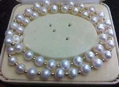 

very good 18" HUGE AAA 10-11MM ROUND SOUTH SEA GENUINE WHITE PEARL NECKLACE 14K Silver hook Wholesale Jewelry necklaces (A0513)