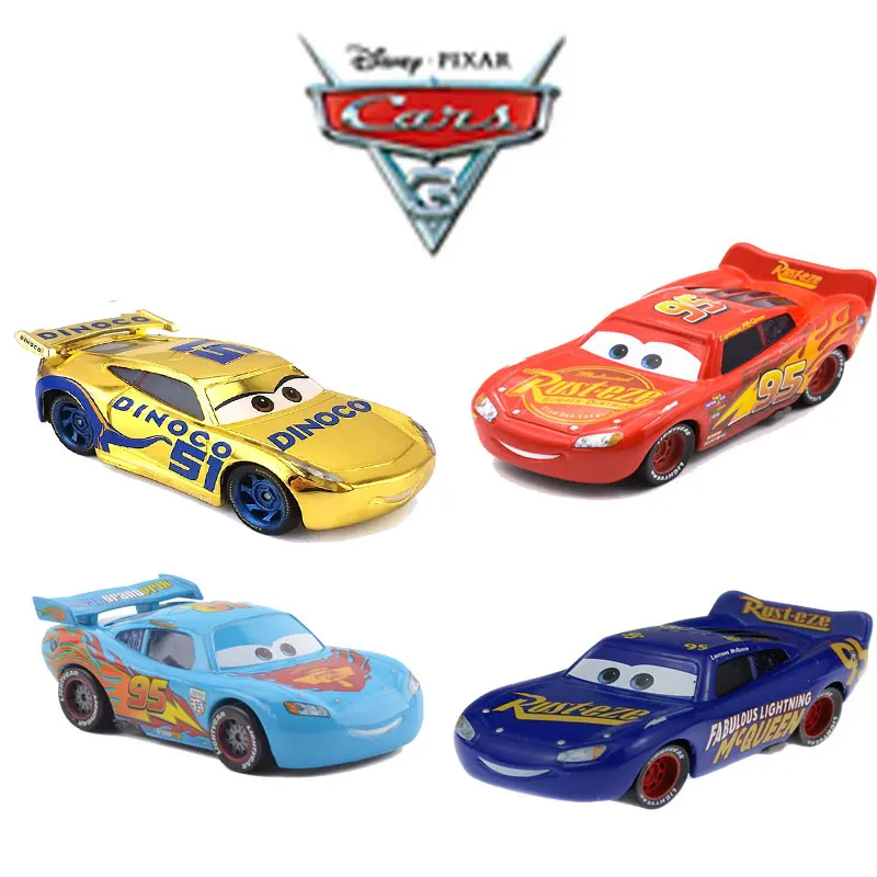 1:55 Metal Alloy Disney Pixar Cars Lightning McQueen Black Storm