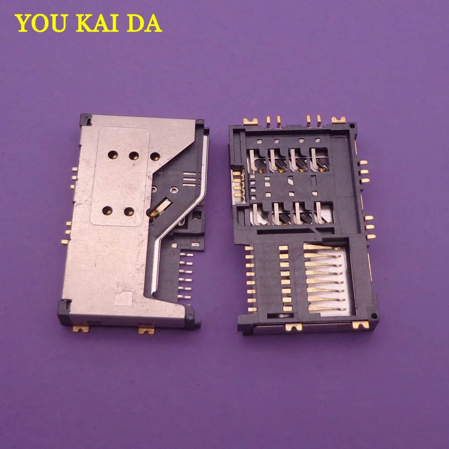 1 100 шт./лот новый считыватель SIM карт для FLY IQ4403 IQ 4403 IQ4411 4411 разъем слот разъема