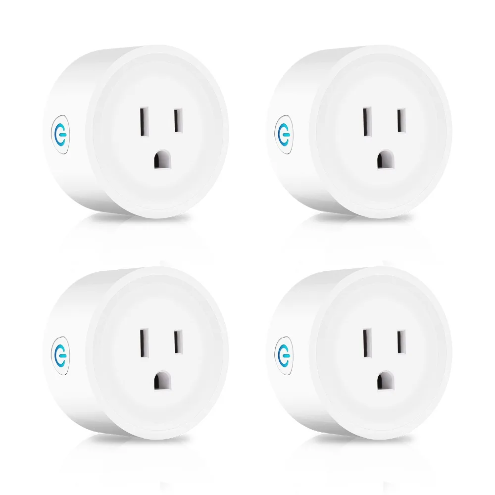 Wifi Smart Plug Mini Wifi Plug Outlet Timer Works with Alexa Echo