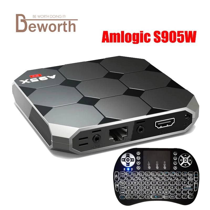 

Amlogic S905W TV Box A95X R2 Quad Core 2GB 16GB Android 7.1 Boxes TV 4K IPTV Box Support Netflix Youtube Media Player