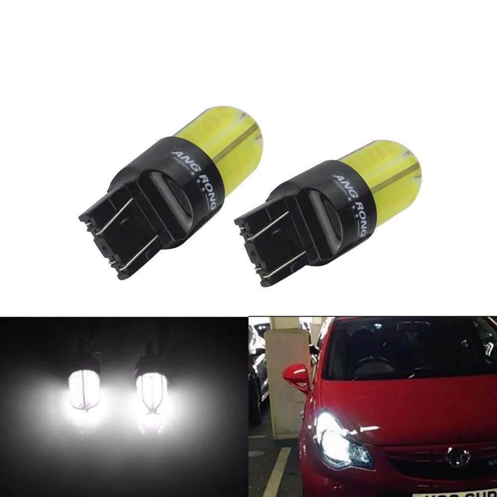 Автомобильная светодиодная лампа ANGRONG 2x высокой мощности 580 7443 W21/5 Вт T20 582 7440 W21W 8 COB