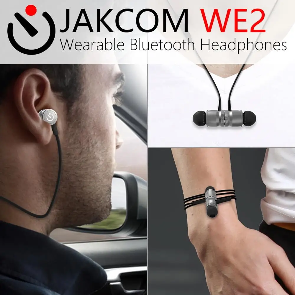 

JAKCOM WE2 Wearable Bluetooth Earphone New product of wireless headphones bluetooth celular android noise canceling headphone