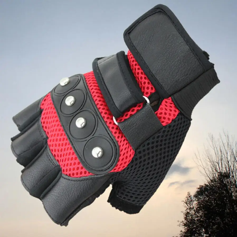 Новые дышащие велосипедные перчатки, удобные спортивные дышащие перчатки с сеткой на половину пальцев JLY0818