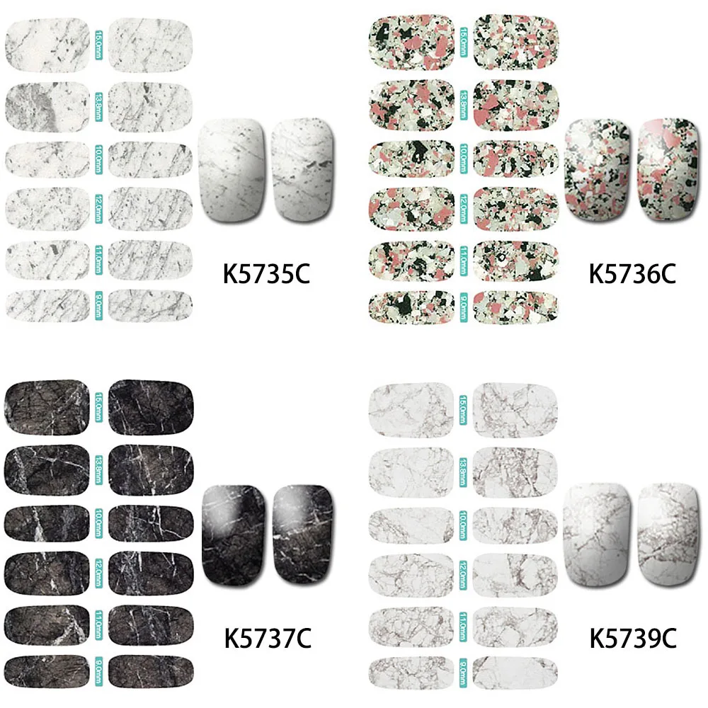 28 K дизайн 1 шт цветные наклейки для ногтей полное покрытие переводная пленка наклейка Снежинка Цветок Наклейка для ногтей