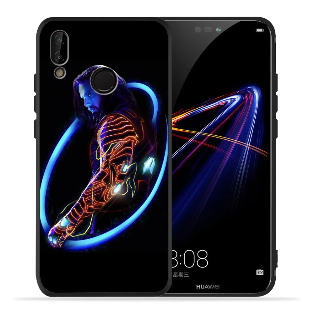Для funda Huawei P20 lite чехол Карл Мстители: Endgame TPU Чехлы для P8 2017 Coque Etui P30 Pro P smart