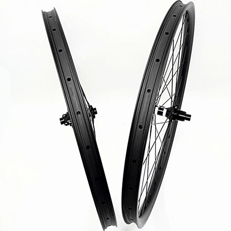 Sale 27.5er carbon mtb disc wheels Straight pull DT350S 110x15 148x12 Central lock boost 35x25mm tubeless mtb bike disc wheels 6