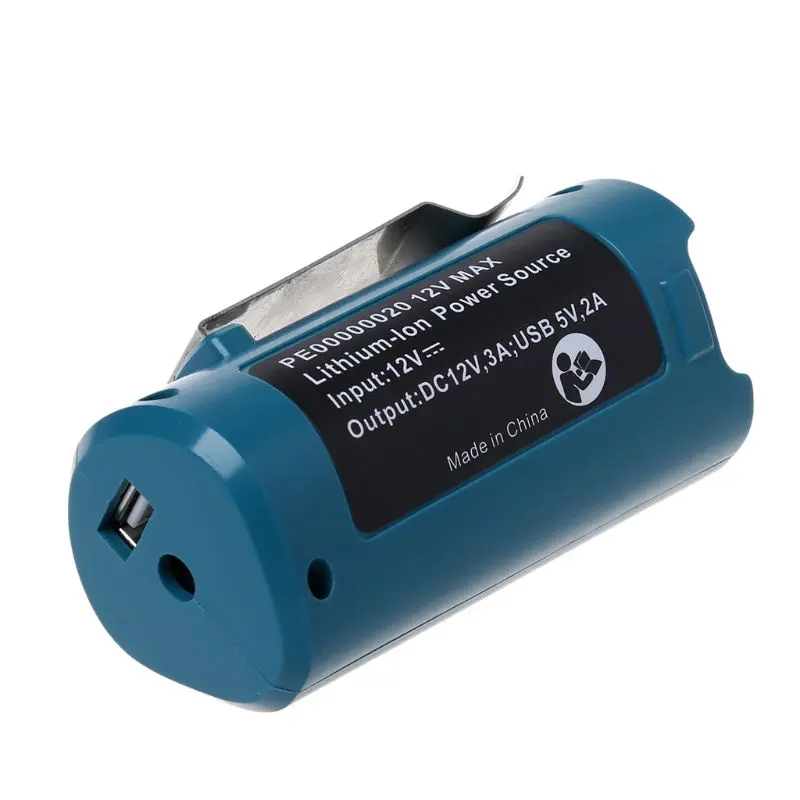 12V USB зарядное устройство адаптер замена для Makita PE00000020 с подогревом куртка литий-ионная батарея