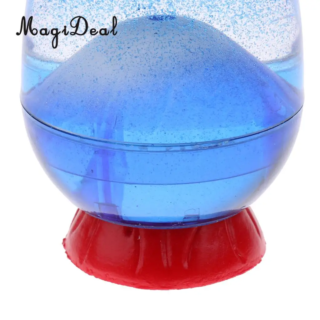 MagiDeal 1Pc Egg Volcano Eruption Liquid Hourglass Sand Timer for Bedroom Kitchen Home Decor Novelty Birthday Gift 3Colors