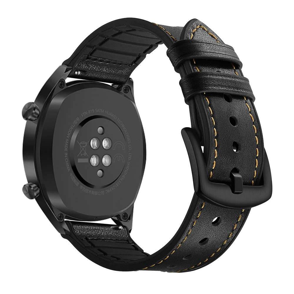 Для HUAWEI WATCH GT кожаный ремешок браслет для HONOR Watch Magic Смарт часы ремешок 22 мм