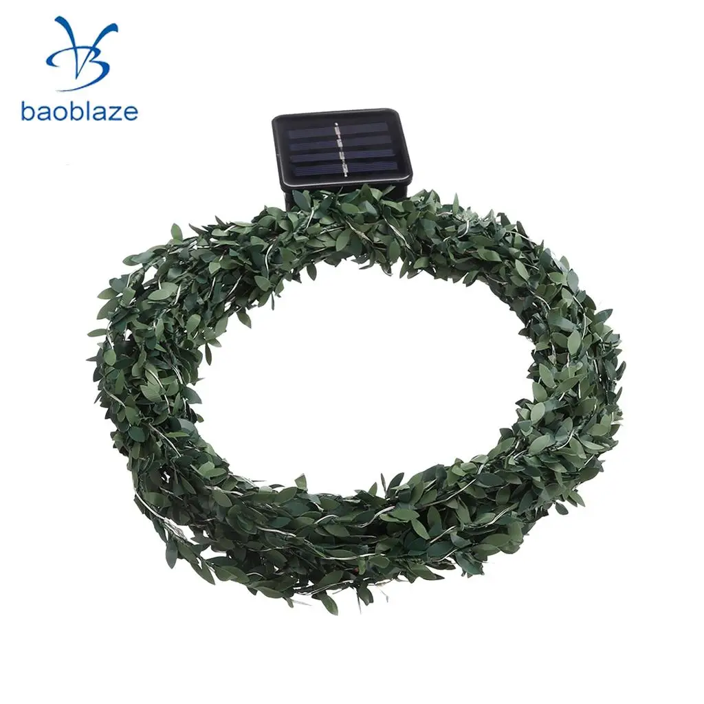 38.8ft гирлянда с питанием от солнца Ivy Vine сказочный свет Проволочная веревка лампа
