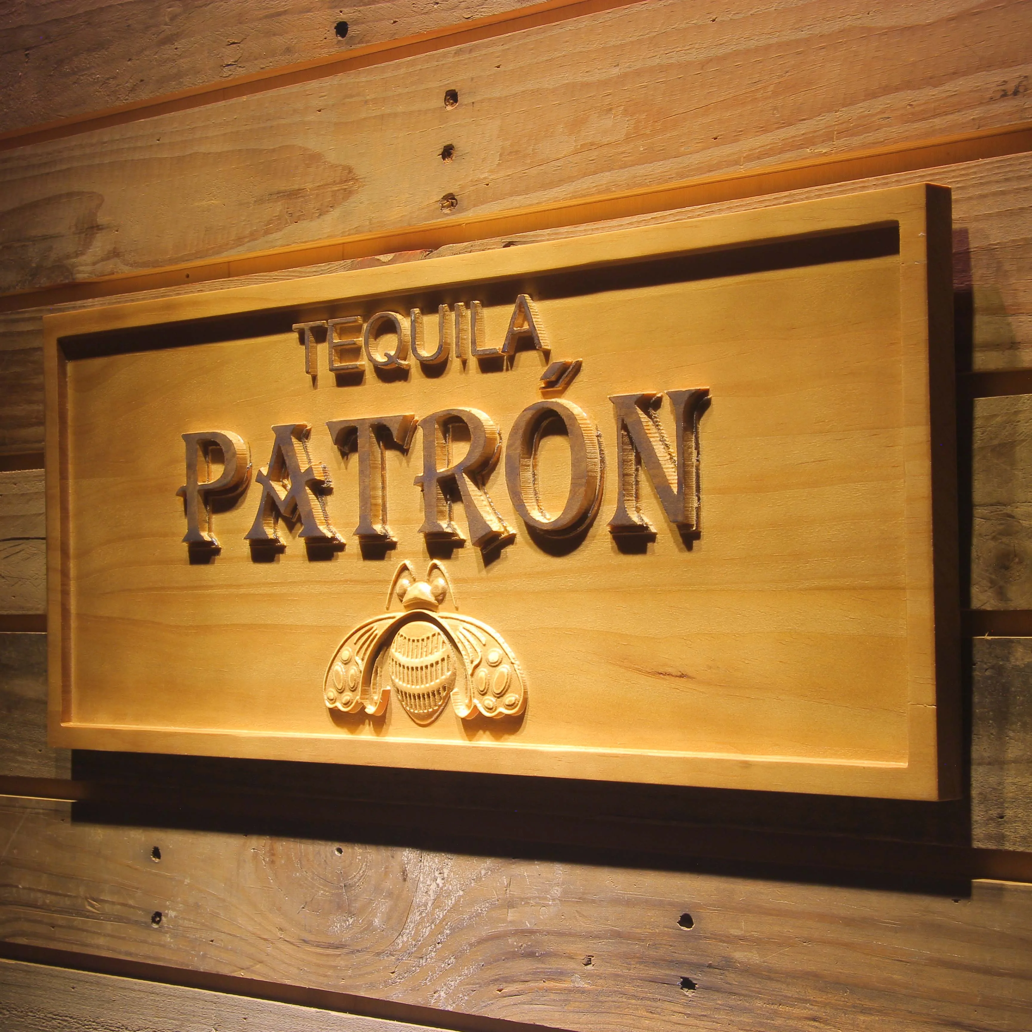 Деревянные 3d знаки покровителя текилы|sign|sign woodsign bar |