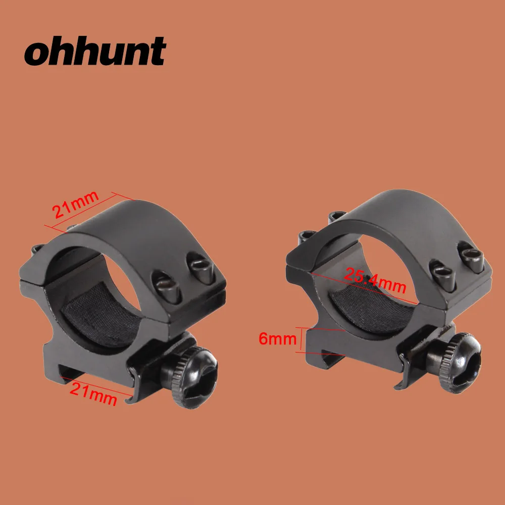 Ohhunt кронштейн для оптического прицела Высокое качество 6 мм Ультра низкое