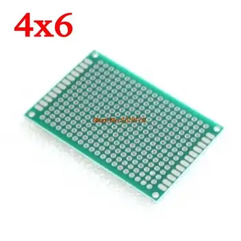 

10pcs/lot 4x6 cm double Side Copper prototype pcb 4*6 panel Universal Board for Drop