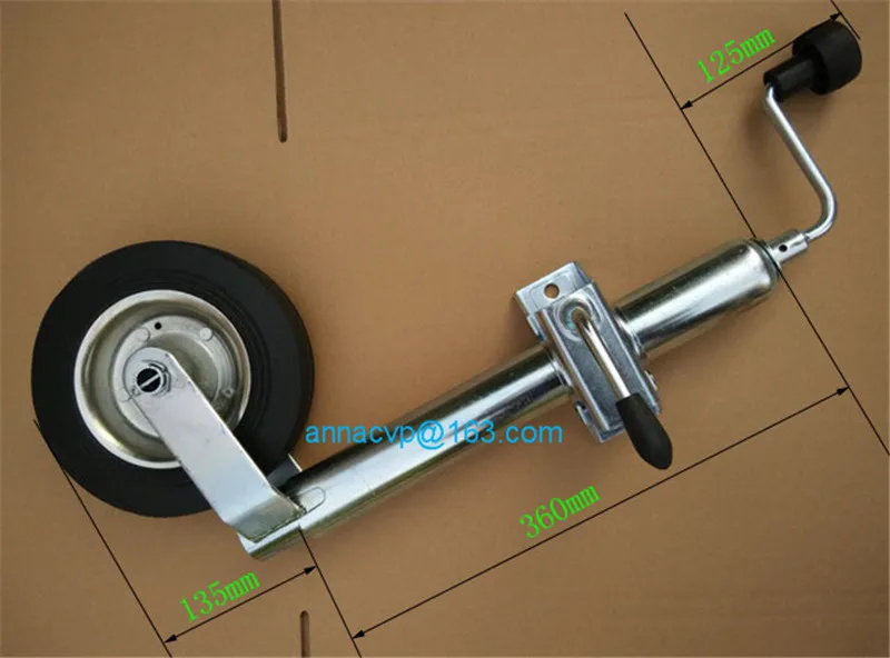trailer jack jockey wheel 48mm tube with clamp 1 (1)