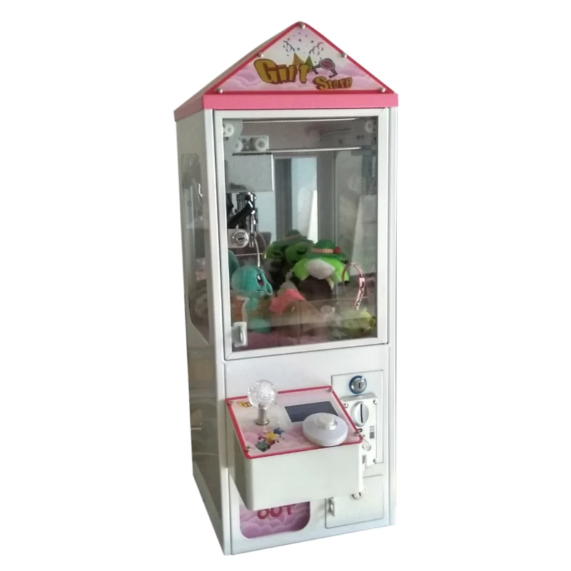 Coin Operated Mini Metal Case bartop Arcade Claw Crane Machine candy