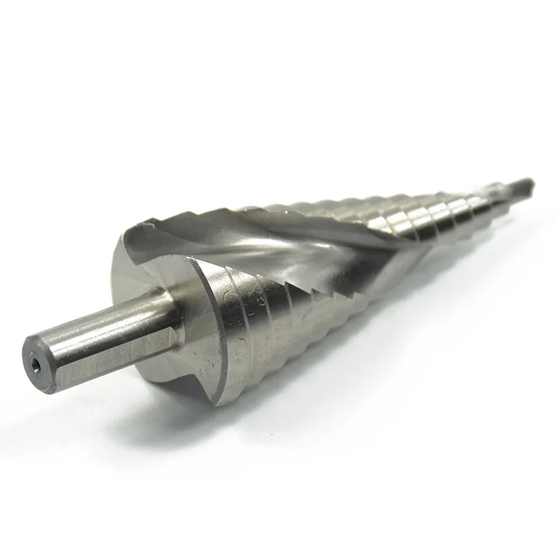 2 MPT HSS Spiral Center Step Drill Bit Titanium Spiral Groove Stepped Drill 4-32 Solid Carbide Mini Drill Titanium Step Drill Bit