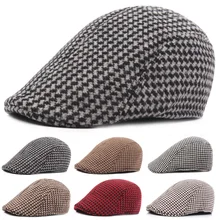 Мужской повседневный открытый берет классические шапки Хаундстут такби вождения гольф шляпа CSHAT0350