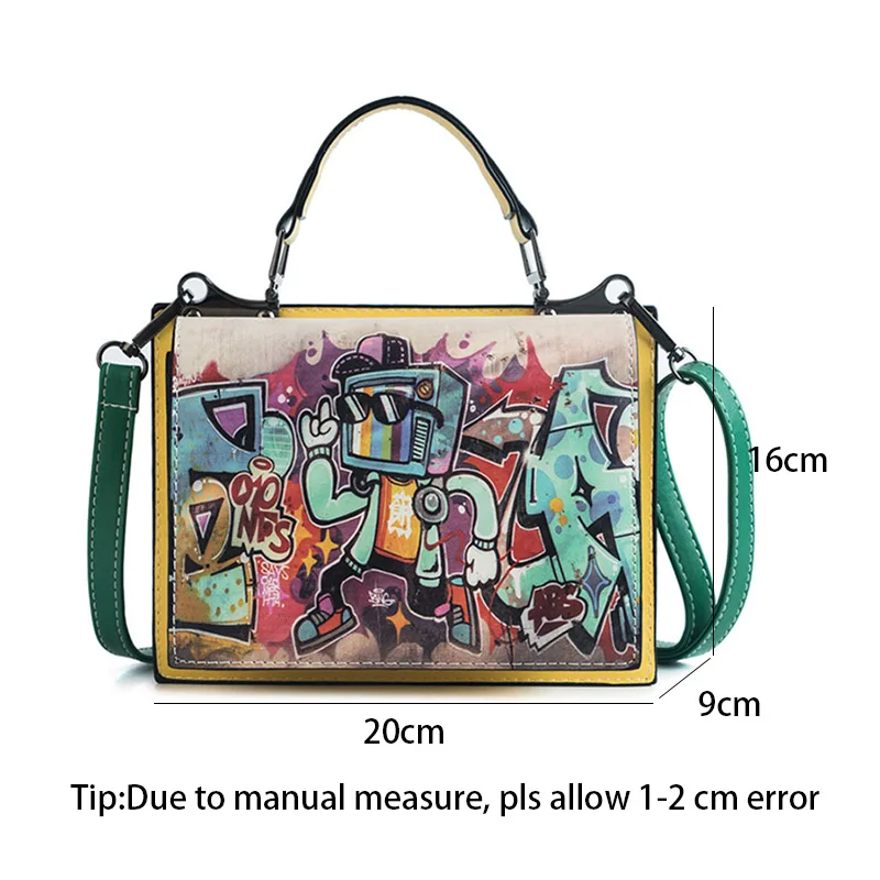Women Leather Handbag Stitching Female Crossbody Shoulder Bags Ladies Travel Messenger Bag Fashion Bolsa Feminina Tote SS7210 (1)