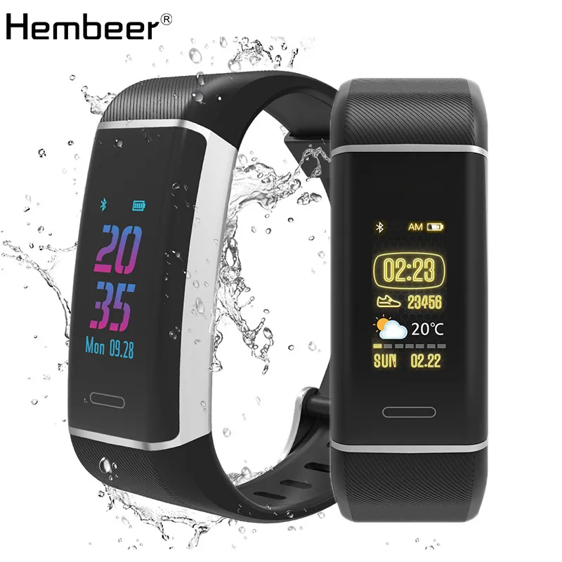 

Hembeer H7 Built-in GPS Smart Bracelet Real-time Your Movement Fitness Tracker Heart Rate Monitor 24 Activity Tracker pk Fitbits