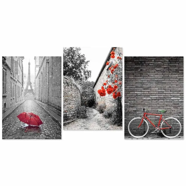 NUOMEGE-Nordic-Simple-Red-Bicycle-Canvas-Painting-Tower-Poster-Landscape-Paintings-for-Living-Room-Wall-Decorative.jpg_640x640 (3)