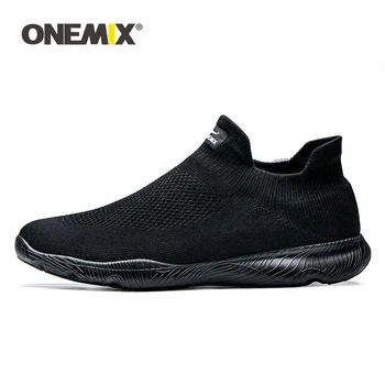 

ONEMIX 2019 Summer New Sock Shoe Men Casual Shoe Simple Breathable Ultralight Indoor Sandals Vulcanize Sneakers Fitness Trainers
