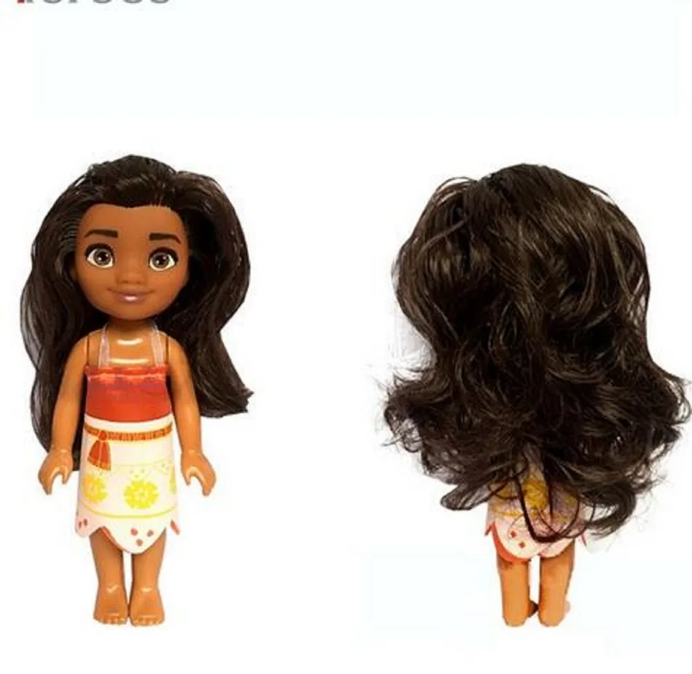 

16cm Ocean Romance Moana Princess Action Figure Toy Silicone Doll Gift Decoration