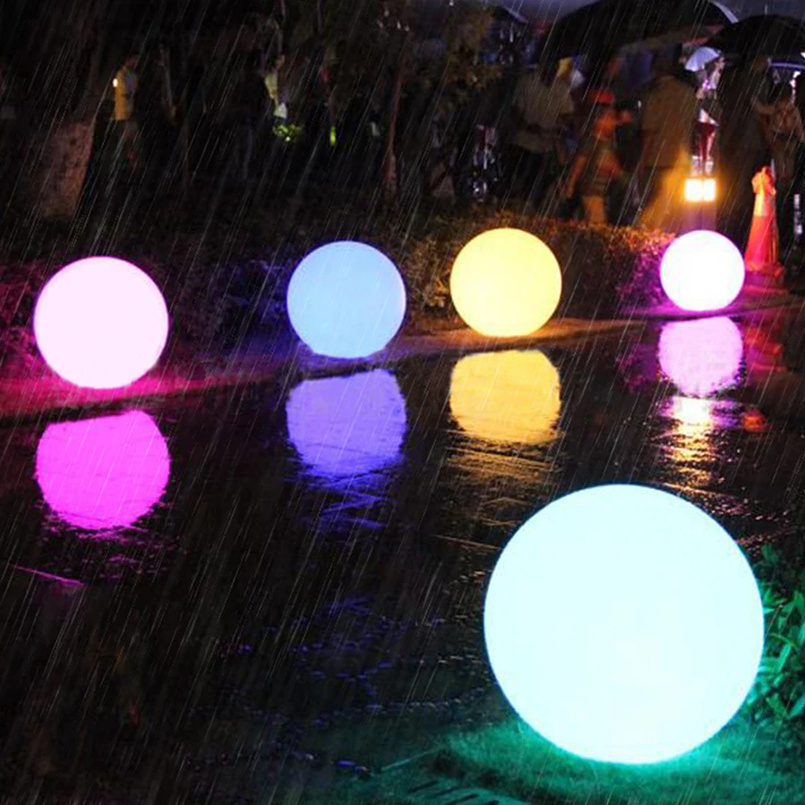 

Waterproof LED Ball Lamp RGB Underwater light Indoor Outdoor Home Wedding Garden Lawn Swimming Pool Floating KTV Bar Party Decor