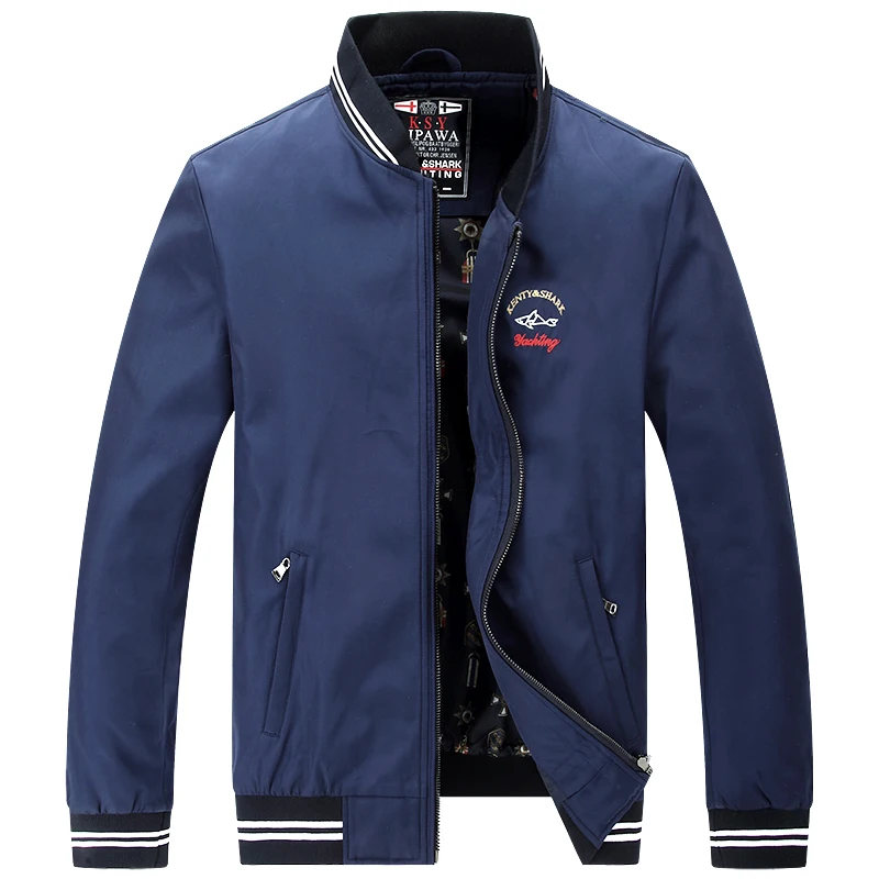 

Top quality Mens Jackets M-4XL Casual Outerwear Newest shark Jacket Brand Clothing Spring/Winter men Slim Fit