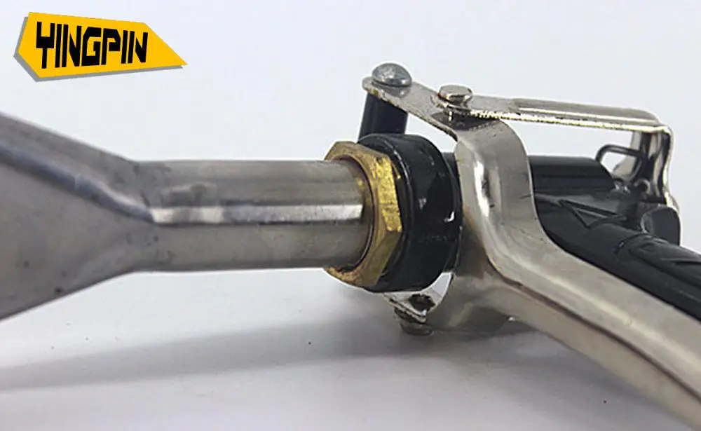 Чистка spray gun портативный нержавеющей стали Автомойка пена машины плоский рот пистолет утконоса пистолет голову инструмент для очистки