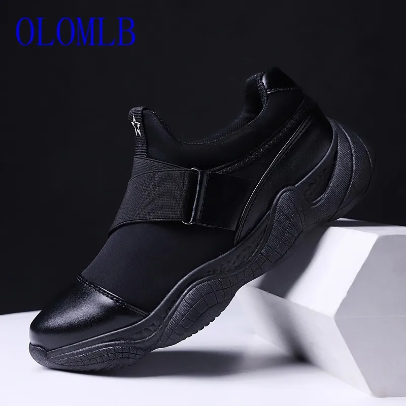 OLOMLB/Новинка 2019 года; обувь на платформе для мужчин; Повседневные Легкие удобные дышащие Прогулочные кроссовки; Мужская обувь; Feminino Zapatos